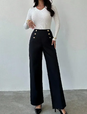 Pantaloni SHEIN, negru