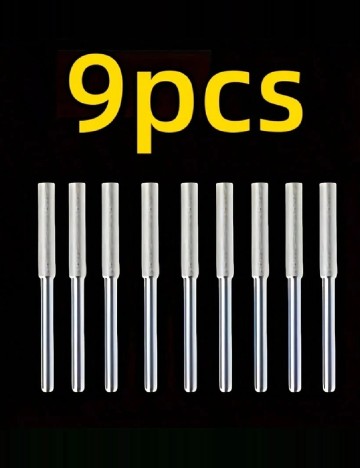 Set capete de freza 9 bucati SHEIN, gri