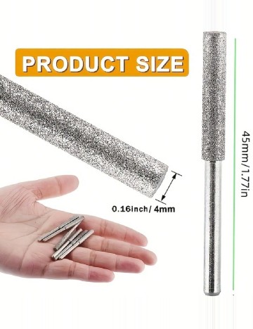 Set capete de freza 9 bucati SHEIN, gri