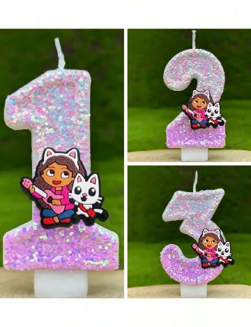 Lumanare cifra 5 SHEIN, mix culori