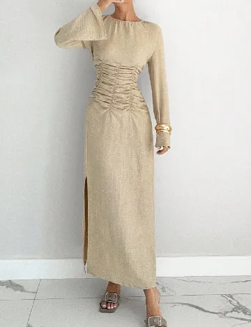 Rochie lunga SHEIN, bej