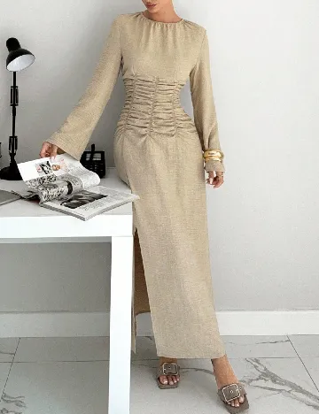 Rochie lunga SHEIN, bej