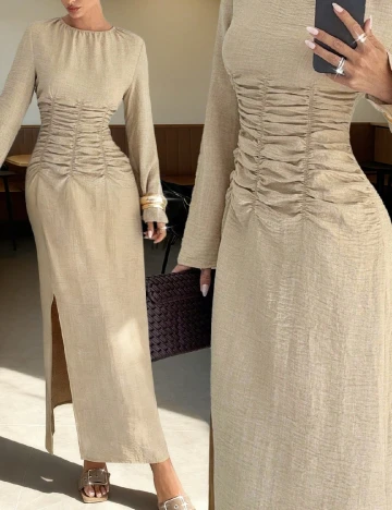 Rochie lunga SHEIN, bej