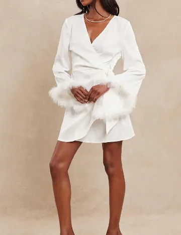 Rochie scurta SHEIN, alb