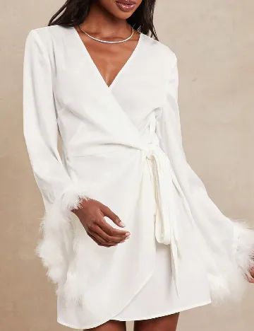 Rochie scurta SHEIN, alb