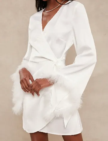 Rochie scurta SHEIN, alb