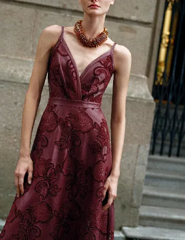 Rochie lunga Anewsta, visiniu