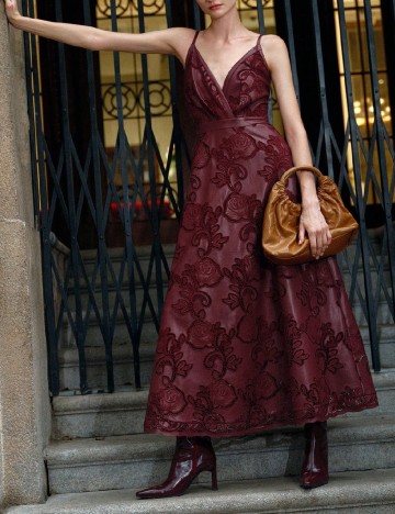 Rochie lunga Anewsta, visiniu