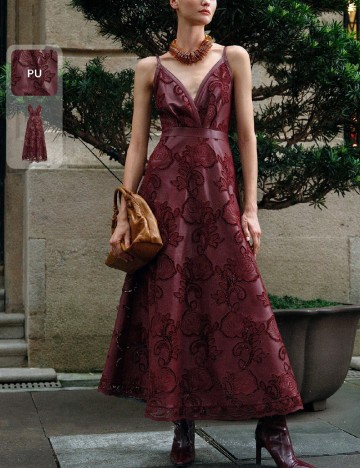 Rochie lunga Anewsta, visiniu