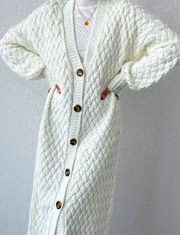 Cardigan SHEIN, ecru