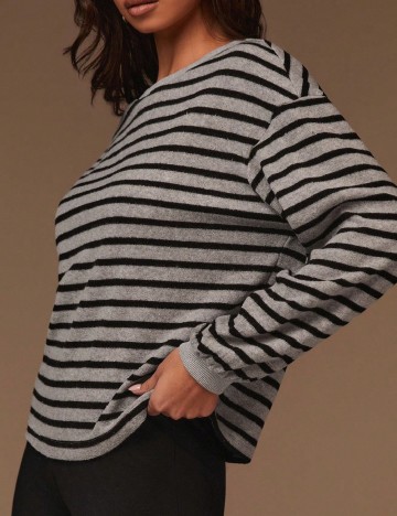 Bluza SHEIN, gri/negru