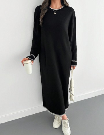 Rochie lunga SHEIN CURVE, negru