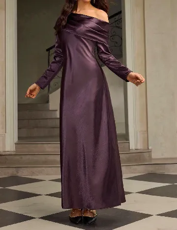 Rochie lunga Zeylah, mov