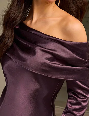 Rochie lunga Zeylah, mov