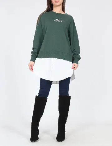 Bluza Bershka, verde