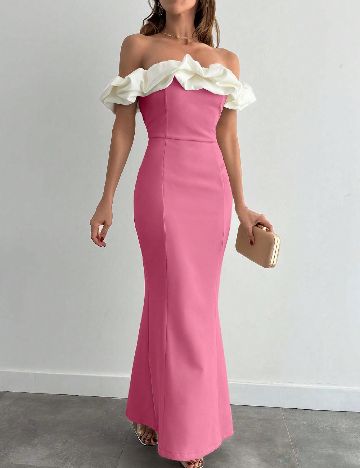 Rochie lunga SHEIN, roz