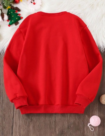 Bluza Shein Kids, rosu