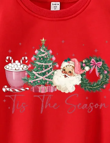 Bluza Shein Kids, rosu