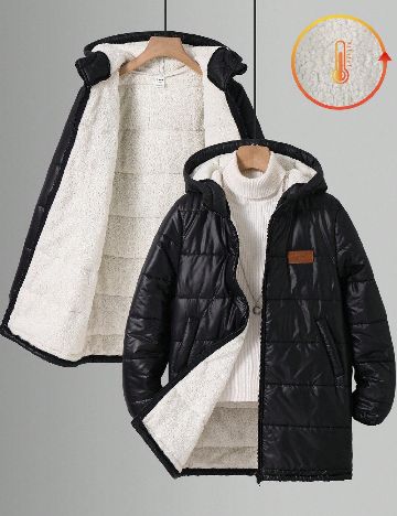 Geaca Shein Kids, negru