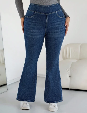 Blugi SHEIN CURVE, albastru