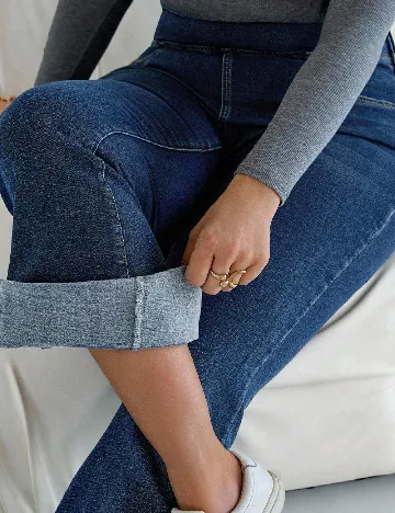 Blugi SHEIN CURVE, albastru