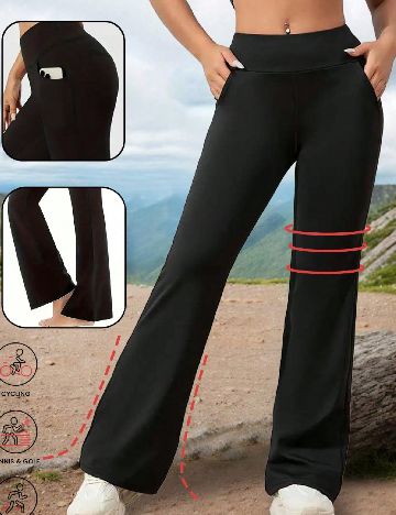 Pantaloni SHEIN, negru