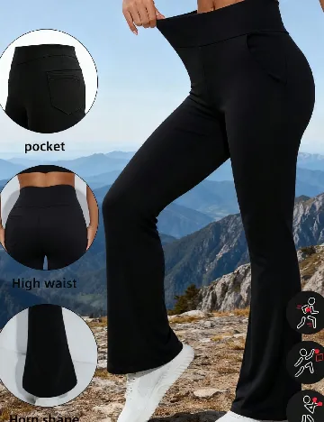 Pantaloni SHEIN, negru