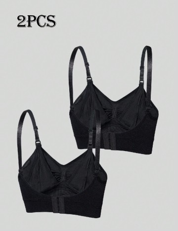 Set sutiene 2 bucati SHEIN Maternity, negru