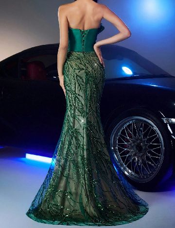 Rochie lunga SHEIN, verde