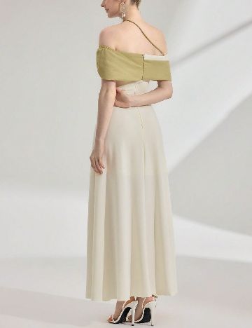 Rochie lunga Emery Rose, ecru