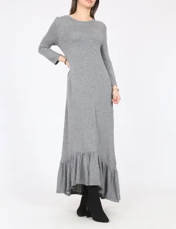 Rochie lunga Bershka, gri