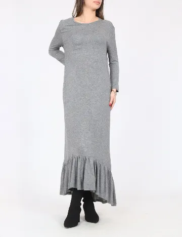 Rochie lunga Bershka, gri