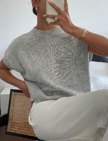 Bluza SHEIN CURVE, gri