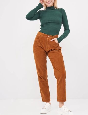 Pantaloni Pull&Bear, maro