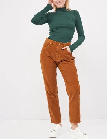 Pantaloni Pull&Bear, maro