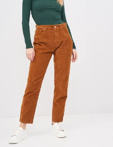 Pantaloni Pull&Bear, maro