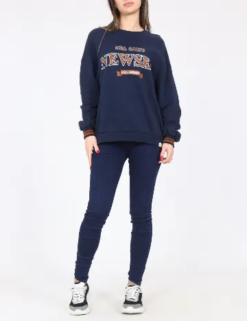 Bluza Pull&Bear, bleumarin
