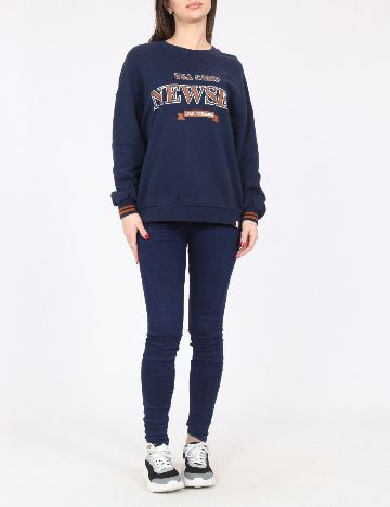 Bluza Pull&Bear, bleumarin