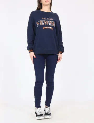 Bluza Pull&Bear, bleumarin