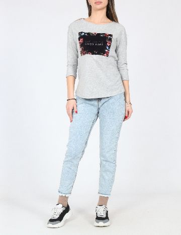 Bluza Bershka, gri