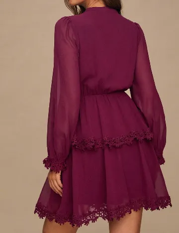 Rochie scurta SHEIN, pruna