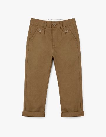 Pantaloni Zara, maro