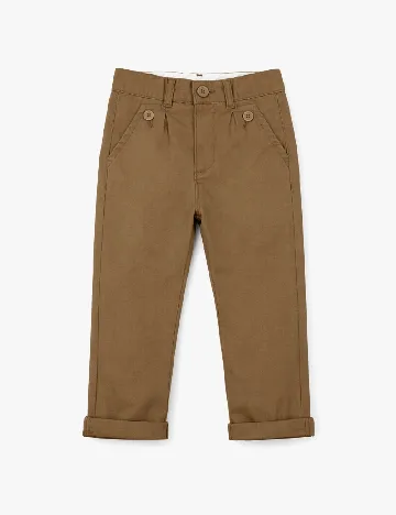 Pantaloni Zara, maro