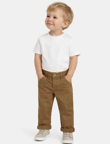 Pantaloni Zara, maro