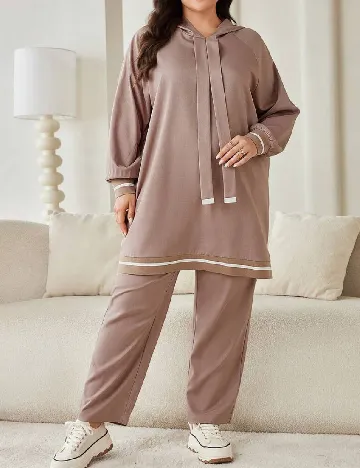 Compleu SHEIN CURVE, maro