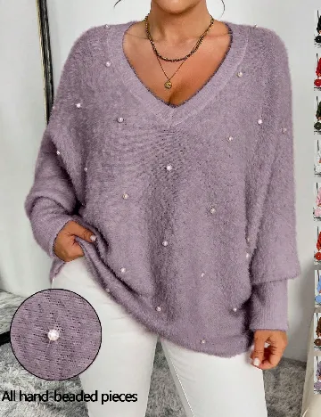 Bluza SHEIN CURVE, mov