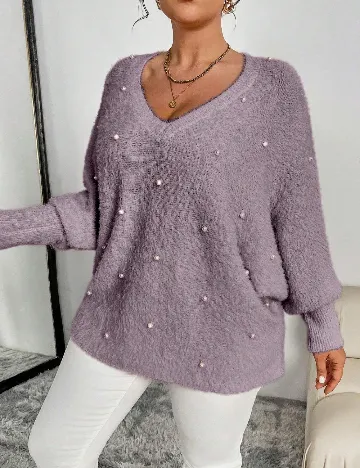 Bluza SHEIN CURVE, mov