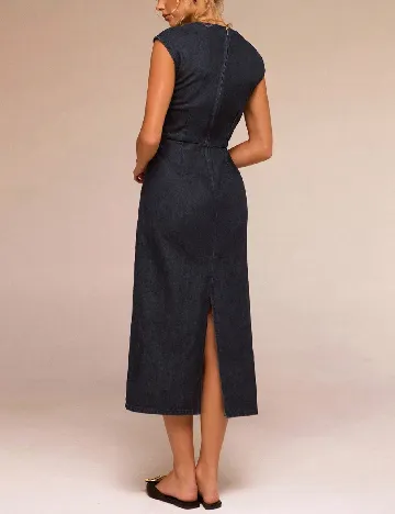 Rochie medie SHEIN, bleumarin inchis