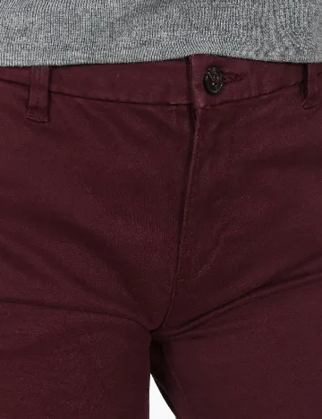 Pantaloni Pull&Bear, visiniu