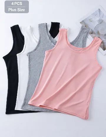 Set Maiouri 4 bucati SHEIN CURVE, mix culori